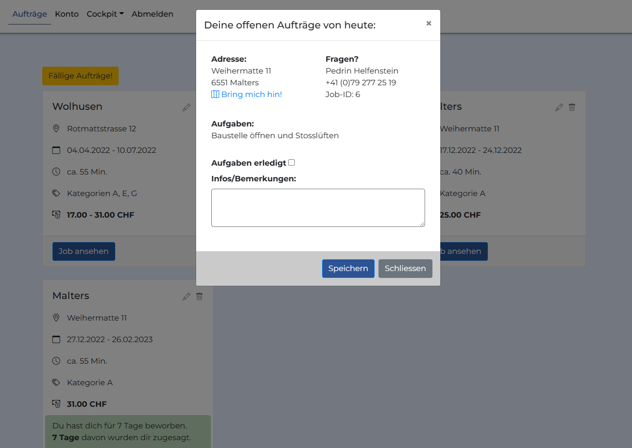 Baulueften Job-Alert